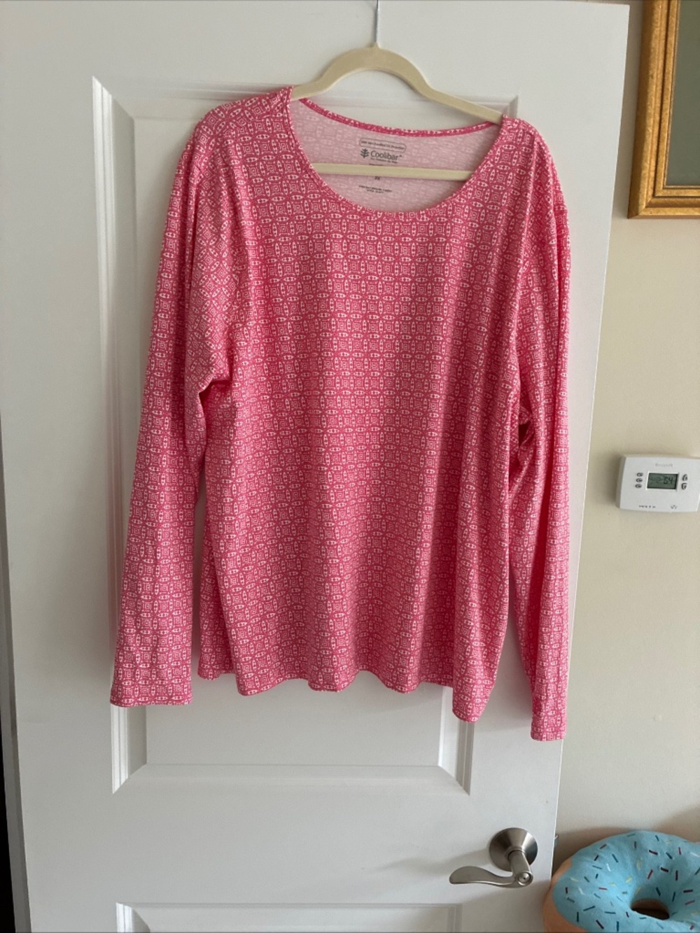 Coolibar top red pink every day size 3x.   Like new.